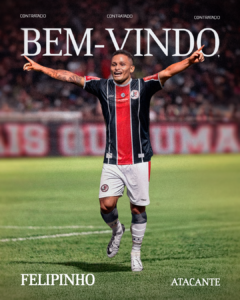 JEC ACERTA A CONTRATAÇÃO DO ATACANTE FELIPINHO